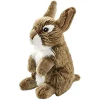 Anima - 1463 - Lapin assis, en peluche, 17 cm