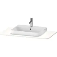 Duravit Console Happy D.2 Plus, 1000x550 mm, 1 découpe, pour meuble sous-lavabo HP4941, HP4961, HP4971, HP031E08484