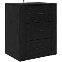 vidaXL Cabinet de chevet Chêne noir 50 x 36 x 60 cm Bois d'ingénierie