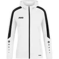Jako Veste à capuche Power pour femmes - Blanc