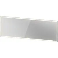 Duravit L-Cube Miroirs avec éclairage, angulaires, 2000x700x67mm, blanc aluminium mat, LC7387018180100
