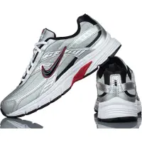 Nike Baskets basses 'Initiator' bleu marine / rouge / argent