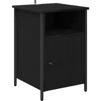 vidaXL Cabinet de chevet 2 pcs Chêne noir 40 x 42 x 60 cm