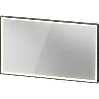 Duravit L-Cube Miroirs avec éclairage, angulaires, 1200x700x67mm, graphite aluminium mat, LC7383049490100
