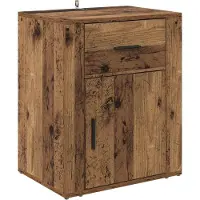 vidaXL Cabinet de chevet Bois ancien 50 x 36 x 60 cm Bois d'ingénierie