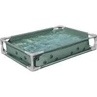 Bestway Piscine My First Frame pour animaux de compagnie, modèle 2-en-1, 102 x 74 x 20 cm, de forme carrée
