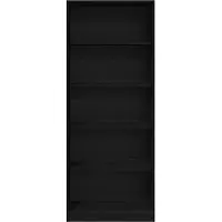 vidaXL Armoire noir aspect chêne 80 x 50 x 200 cm