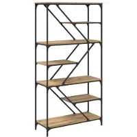 vidaXL Étagère Chêne artisanal 91 x 36 x 176 cm Bois d'ingénierie