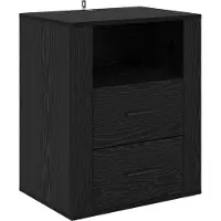 vidaXL Cabinet de chevet Chêne noir 50 x 36 x 60 cm Bois d'ingénierie