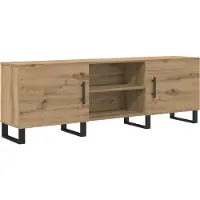 vidaXL Meubles TV 150 x 30 x 50 cm, imitation chêne artisanal, panneaux de particules