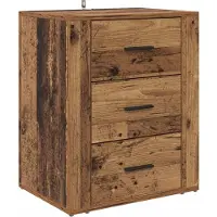 vidaXL Cabinet de chevet Bois ancien 50 x 36 x 60 cm Bois d'ingénierie
