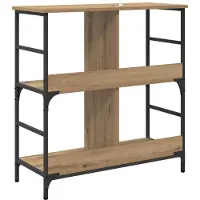 vidaXL Étagère chêne artisanal 78.5 x 33 x 82 cm Bois d'ingénierie