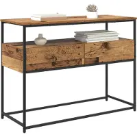 vidaXL Table console Bois Ancien 100 x 40 x 75 cm Bois d'ingénierie