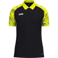 Jako Polo Sonic noir/jaune fluo 164