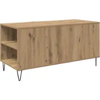 vidaXL Table basse en chêne Artisan 102 x 44,5 x 50 cm Bois composite