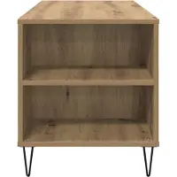 vidaXL Table basse en chêne Artisan 102 x 44,5 x 50 cm Bois composite