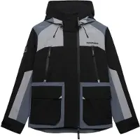 Superdry Veste mi-saison gris / gris basalte / noir
