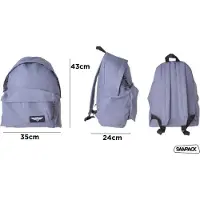 MP Main Paper Mp sac à dos eco grand 43x35x24cm fermeture éclair gris