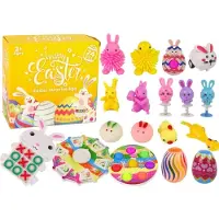 Leantoys Jeu de Pâques de jouets anti-stress Fidget Toys 18 pièces