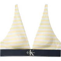 Calvin Klein Lv00qf8703 Triangle Bra Jaune XS Femme