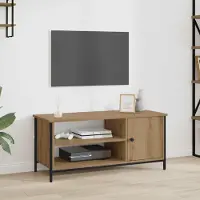 Prolenta Maison Exclusive - Meubles TV, dimensions 100 x 40 x 45 cm, en panneaux de particules imitation chêne massif