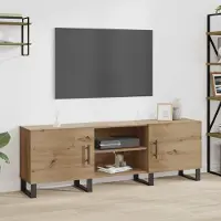 Prolenta Maison Exclusive - Meubles TV, dimensions 150 x 30 x 50 cm, en panneaux de particules imitation chêne massif