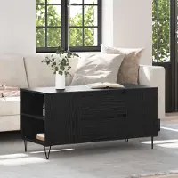 Prolenta Maison Exclusive - Table basse aspect chêne noir 102 x 44,5 x 50 cm