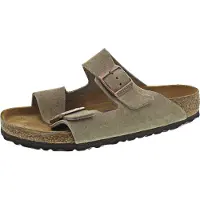 Birkenstock Mules Arizona Soft Footbed hommes - Beige - 43