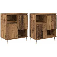 Syfax Buffets 2 pcs Bois ancien