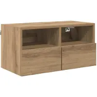 vidaXL Armoire TV Artisan-Chêne 60 x 30 x 30 cm Bois composite