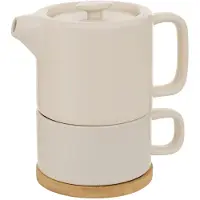 Atmosphera Teekanne nature terra creme 700ml - créateur d'intérieur