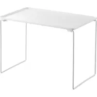 Yamazaki Stapelbares Klappregal L TOWER, Organisateurs de cuisine, Blanc