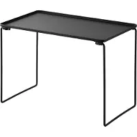 Yamazaki Étagère pliante empilable L Tower, Organisateurs de cuisine, Noir