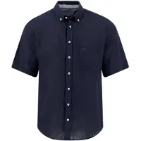 Fynch&Hatton 16046001 Short Sleeve Shirt Bleu L Homme