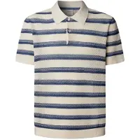 Pepe Jeans pour homme. PM7000060 Polo Florian marine (XL), Casuel, Coton, Manche courte