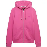 Superdry Essential Logo Full Zip Sweatshirt Rose 3XL Homme