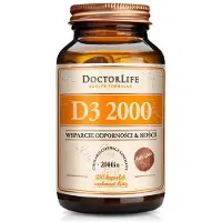 Doctor Life D3 2000 à la lanoline dans l'huile d'olive, 250 gélules