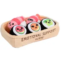 Just Play Peluches Sushi de réconfort - lot de 6