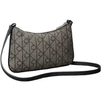 Calvin Klein Jeans Sac à bandoulière 'Emblem Convertible' beige / noir