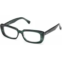 Max mara Lunettes de Vue MM5209 52/15/140 Green horn Front acetate WOMAN MM5209