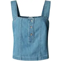 Pepe Jeans pour femme. PL3051437 Top Bridget bleu (S), Casuel, Coton, Sans manches / bretelles