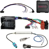 ACV Adaptateur pour commandes au volant pour Seat/Skoda/VW, antenne Multilead, Fakra(m) vers DIN/ISO
