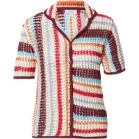 Topshop Cardigan 'GERDI' crème / bleu clair / lilas / bourgogne