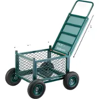 OEM Chariot de jardin, siège confortable, pneus tout terrain, stockage robuste