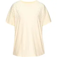 LASCANA T-shirt jaune clair / argent