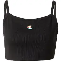 Calvin Klein Jeans Haut 'Pride Logo Cropped Cami' noir