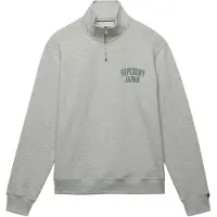 Superdry Sweat-shirt 'Athletic Essentials' gris clair / sapin