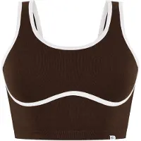 SMILODOX Soutien-gorge de sport marron