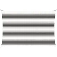vidaXL Voile D'ombre Gris Clair Et Blanc 4 X 6 M Hdpe
