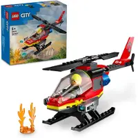 LEGO City 60411 L'hélicoptère de secours des pompiers